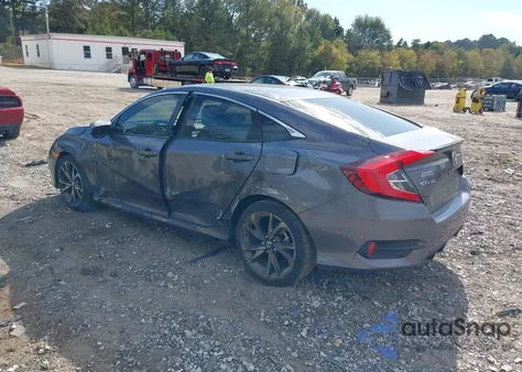 2021 Honda Civic Sport из США, поврежденный, VIN 2HGFC2F87MH534416